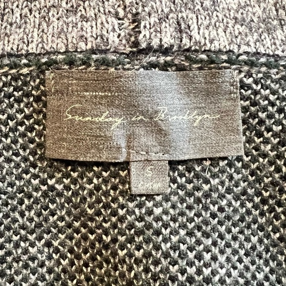 Sunday in Brooklyn Open Cardigan Sweater Heavy T45* - Picture 3 of 4